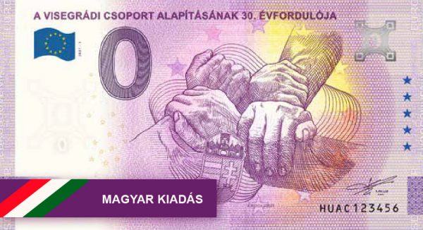 eurobanknotes visegradi maďarská edícia